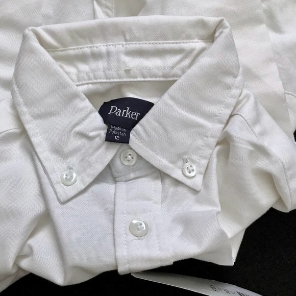 ❌SOLD❌ Parker NWT Button Down School Uniform Unisex Kids 12 - Picture 6 of 7